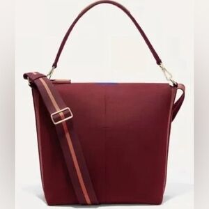 Rothy’s Malbec Red Mini Zip Bucket Bag